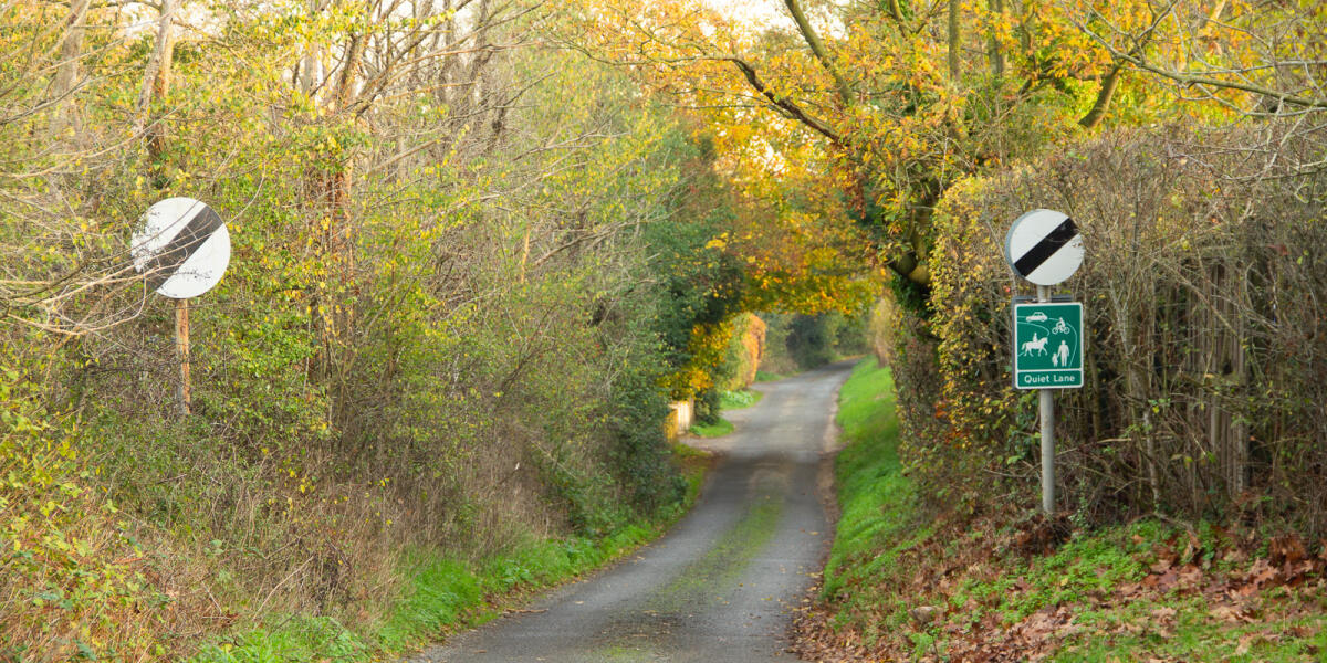 Marlesford Road- now a designated Quiet Lane